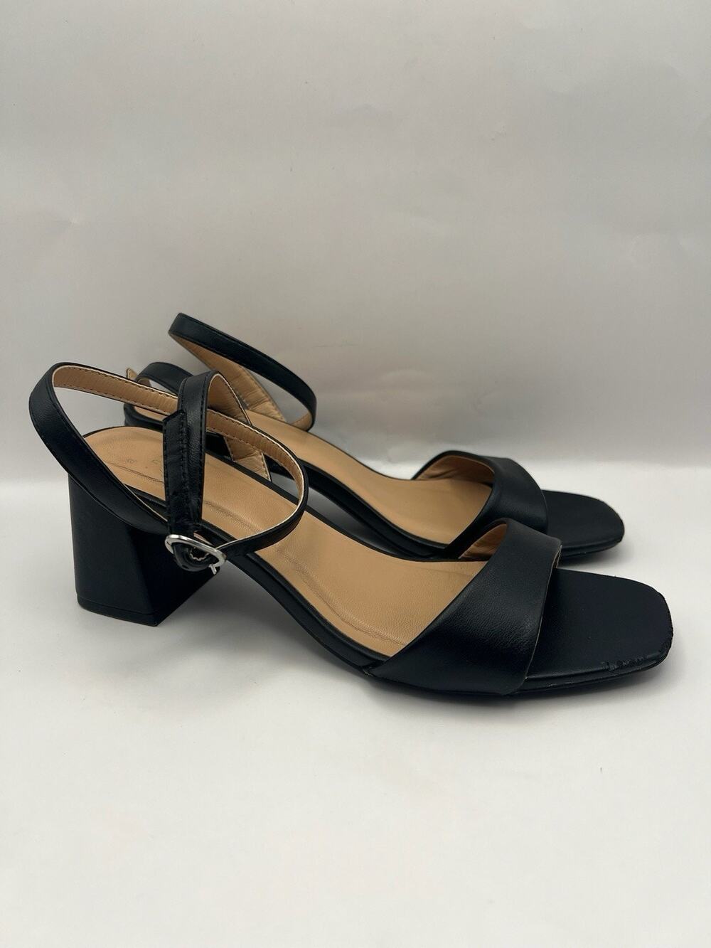 A New Day Short Black Heels Women Size 8